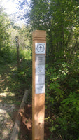 Cedar Marker Post