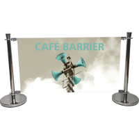 Cafe Barrier Graphic Panel